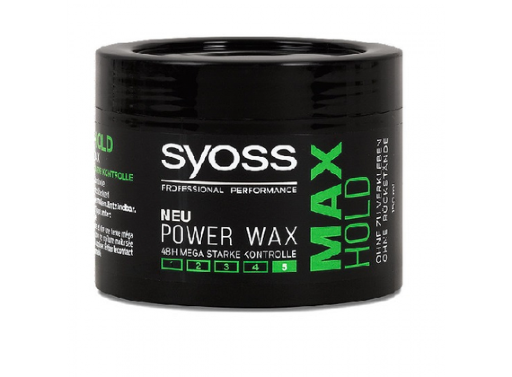 Syoss Max Hold Wax Strong Hold Level 5 150ml